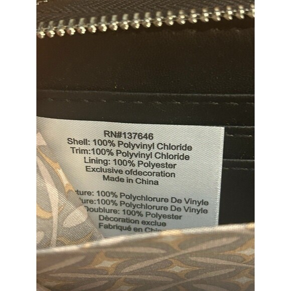 Cavalli Class Sandra Shopper Tote Bag Black Onyx Satchel Handbag NWT $118 MSRP - Picture 7 of 7